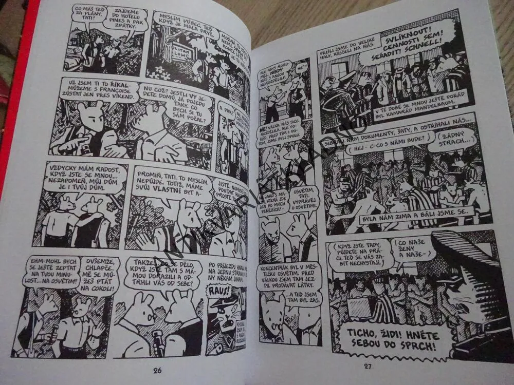 MAUS II, PŘÍBĚH OČITÉHO SVĚDKA, ART SPIEGELMAN, KOMIKS VÁLKA, **an