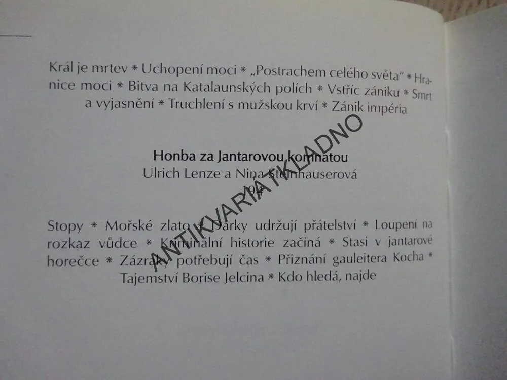 SFINGA, ZÁHADY HISTORIE 1., HANS-CHRISTIAN HUF, **an
