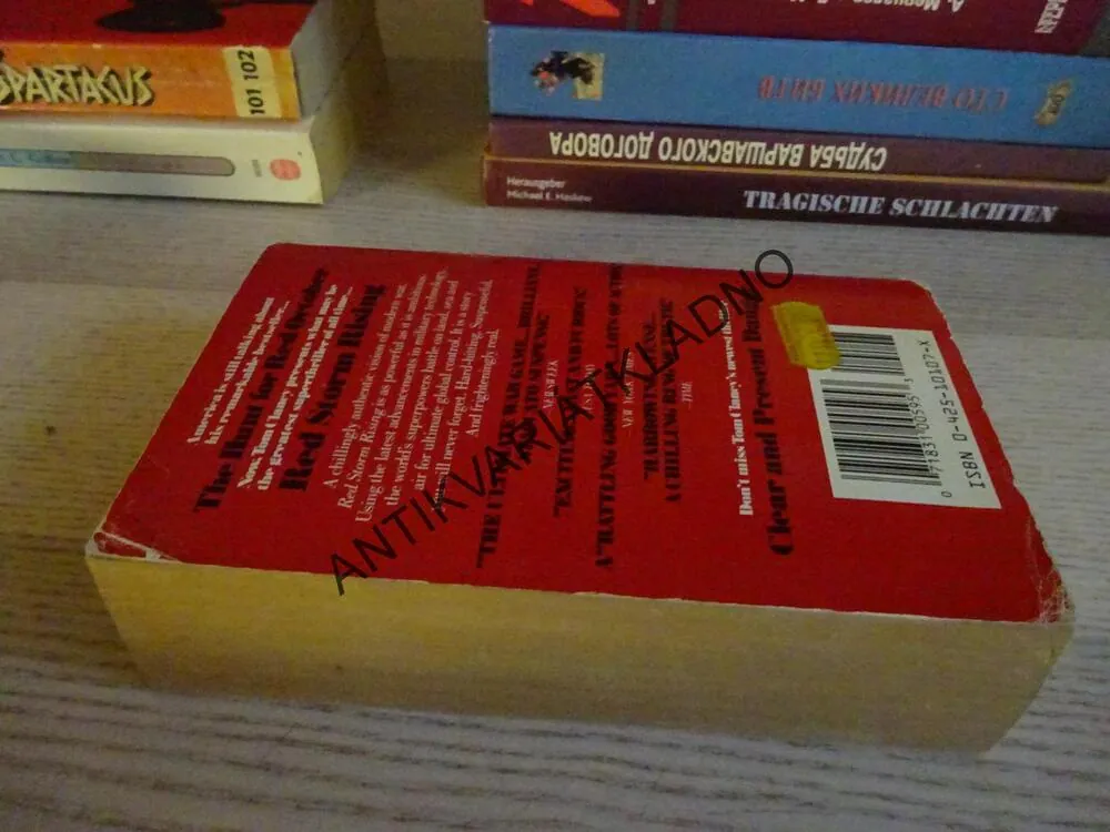 RED STORM RISING, TOM CLANCY, ANGLICKY, **an