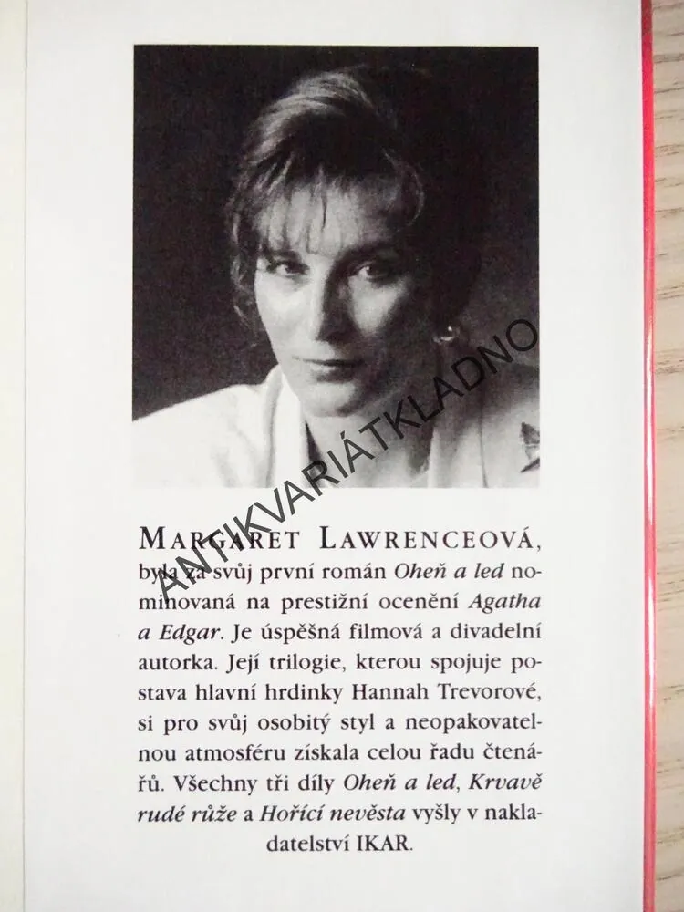HOŘÍCÍ NEVĚSTA, MARGARET LAWRENCEOVÁ, **an