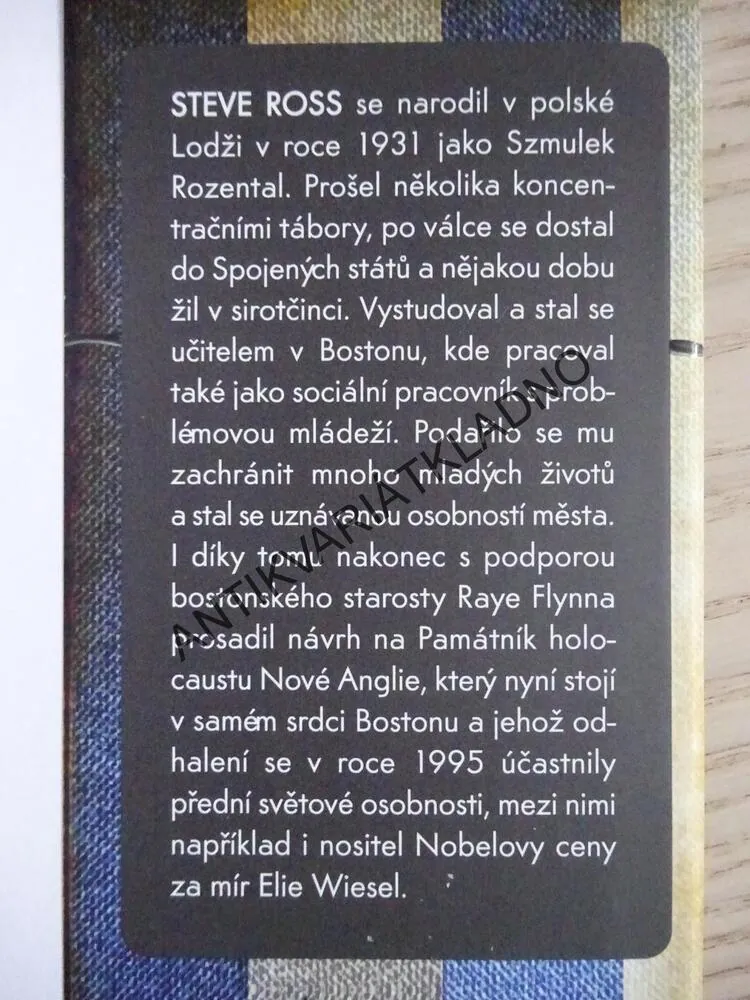 STŘEPY ŽIVOTA, STEVE ROSS, **an