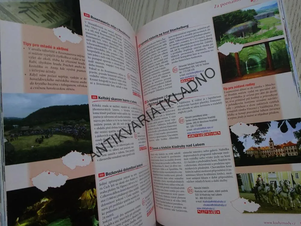 KUDY Z NUDY, KAM NA VÝLET V ČECHÁCH, NA MORAVĚ A VE SLEZSKU, **an