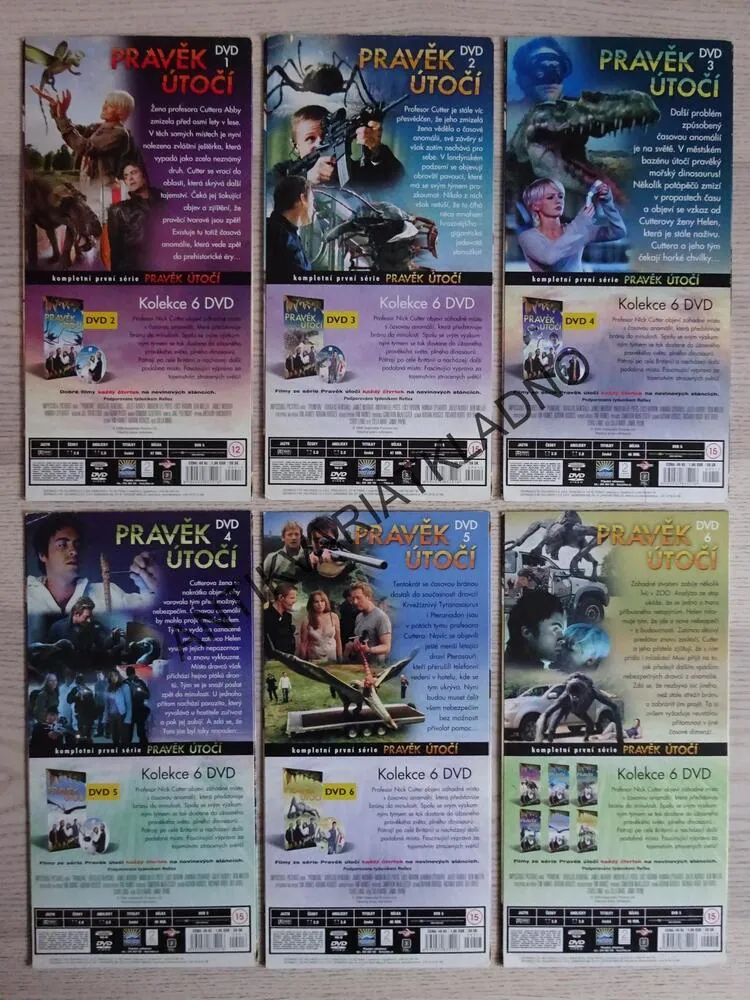 PRAVĚK ÚTOČÍ, 1-6, DVD FILM