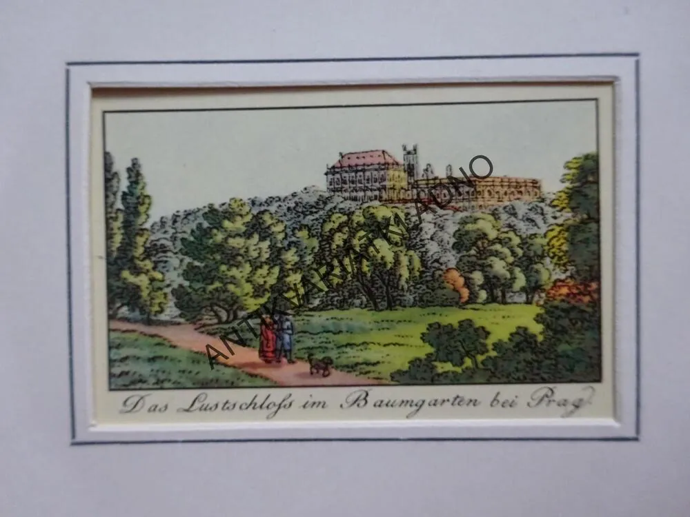 PRAHA, MINIATURNÍ POHLEDY, 1830, VINCENC MORSTADT 1970, **an