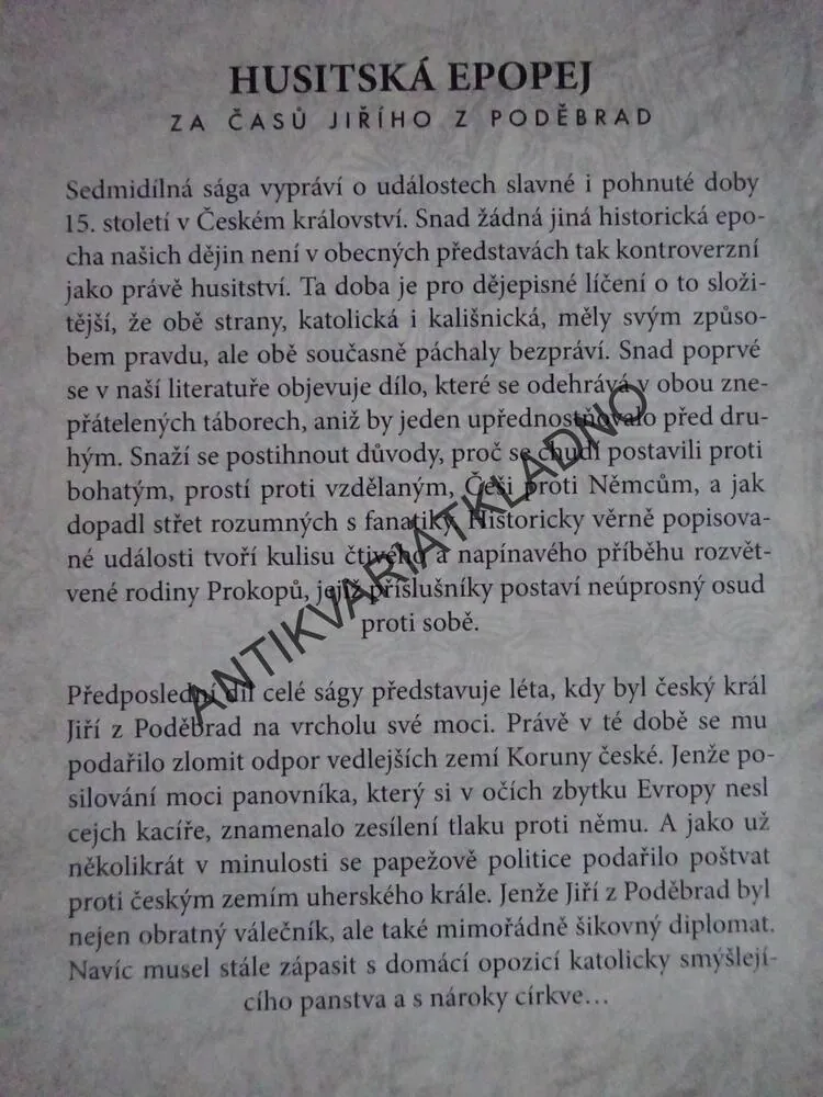 HUSITSKÁ EPOPEJ VI, 1461-1471, VLASTIMIL VONDRUŠKA, **an