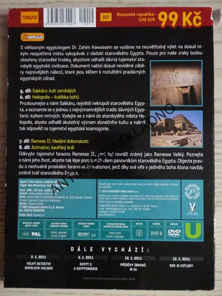 EGYPT, DVD FILM DOKUMENT