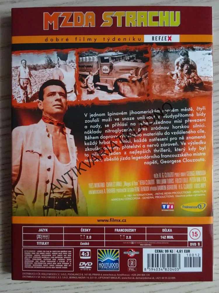 MZDA STRACHU, DVD FILM 