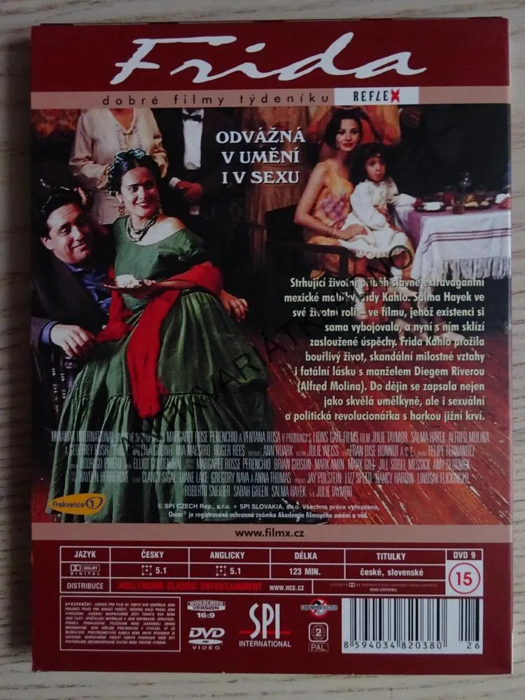 FRIDA, DVD FILM 