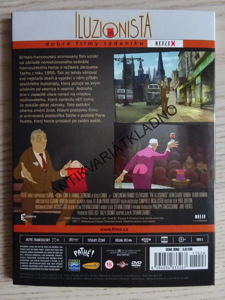 ILUZIONISTA, DVD FILM 