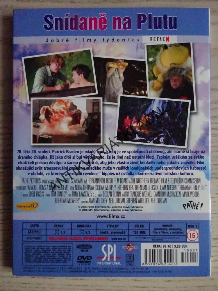 SNÍDANĚ NA PLUTU, DVD FILM 