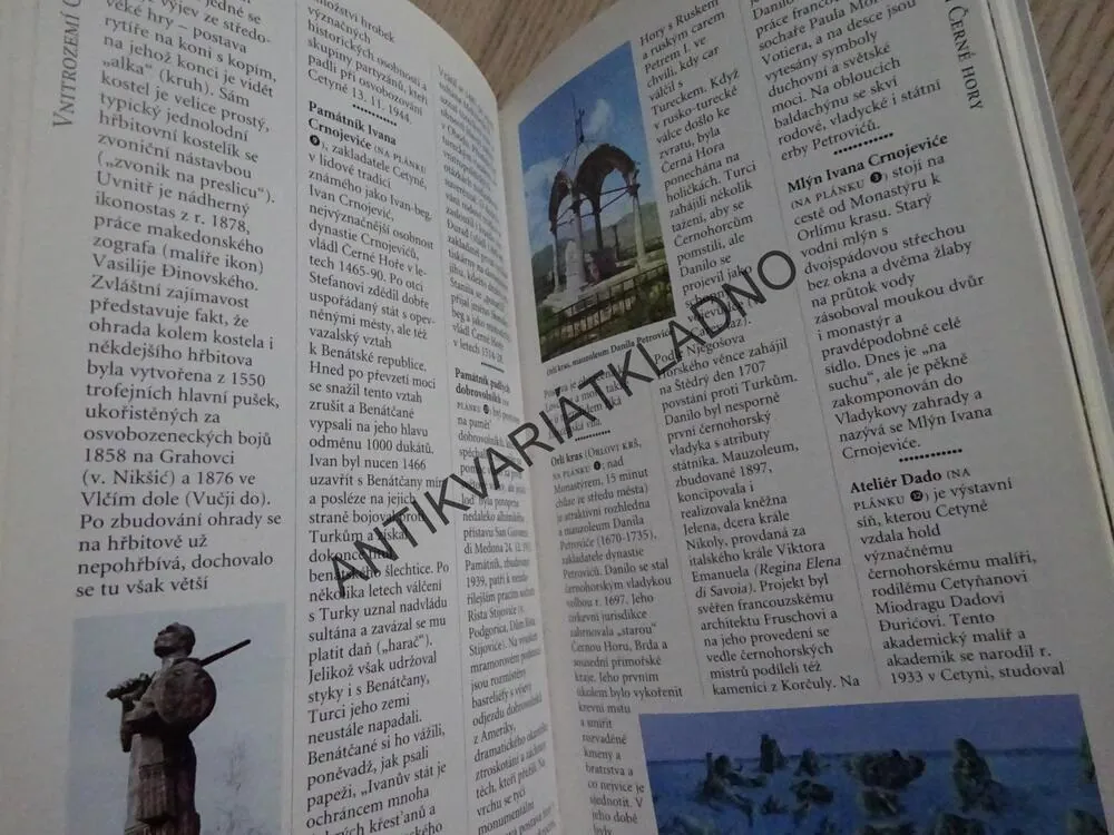 ČERNÁ HORA, TURISTICKÝ PRŮVODCE, **an
