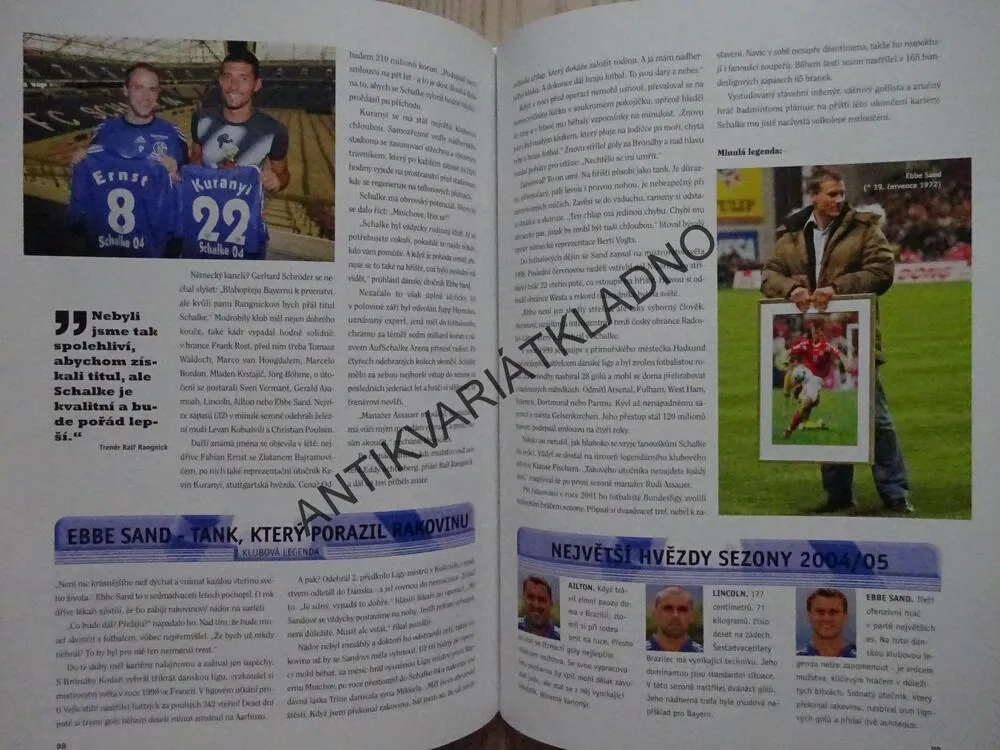NEJLEPŠÍ FOTBALOVÉ KLUBY 2006, **an