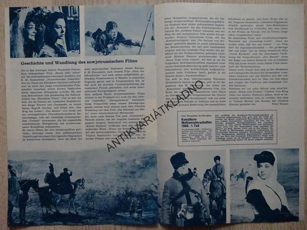KRIEG UND FRIEDEN, NĚMECKY, ČASOPIS