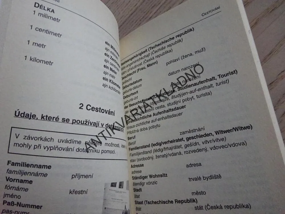 NĚMECKÁ KONVERZACE, **an