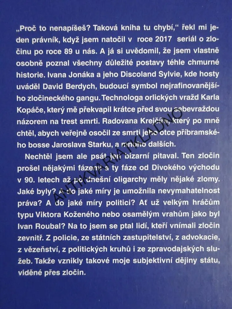 ZLOČIN JAK HO PAMATUJU, JOSEF KLÍMA, **an