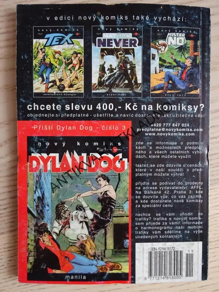 DYLAN DOG, PROKLETÍ