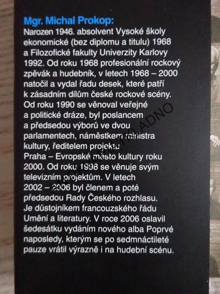 KRÁSNÝ ZTRÁTY 2, JAN LACINA, MICHAL PROKOP, **an