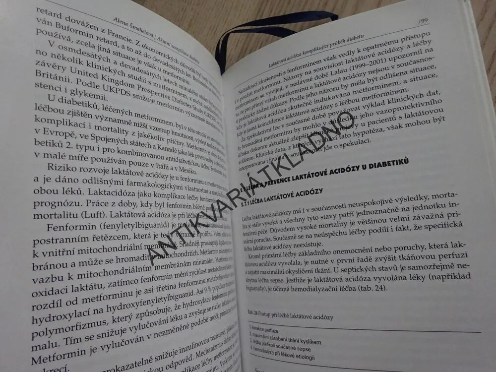 AKUTNÍ KOMPLIKACE DIABETU, ALENA ŠMAHELOVÁ, **an
