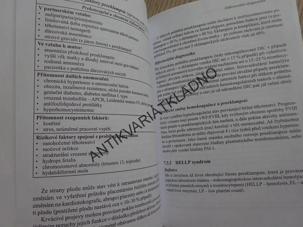 DISEMINOVANÁ INTRAVASKULÁRNÍ KOAGULACE (DIC), PENKA, BULIKOVÁ, MATÝŠKOVÁ, ZAVŘELOVÁ, **an