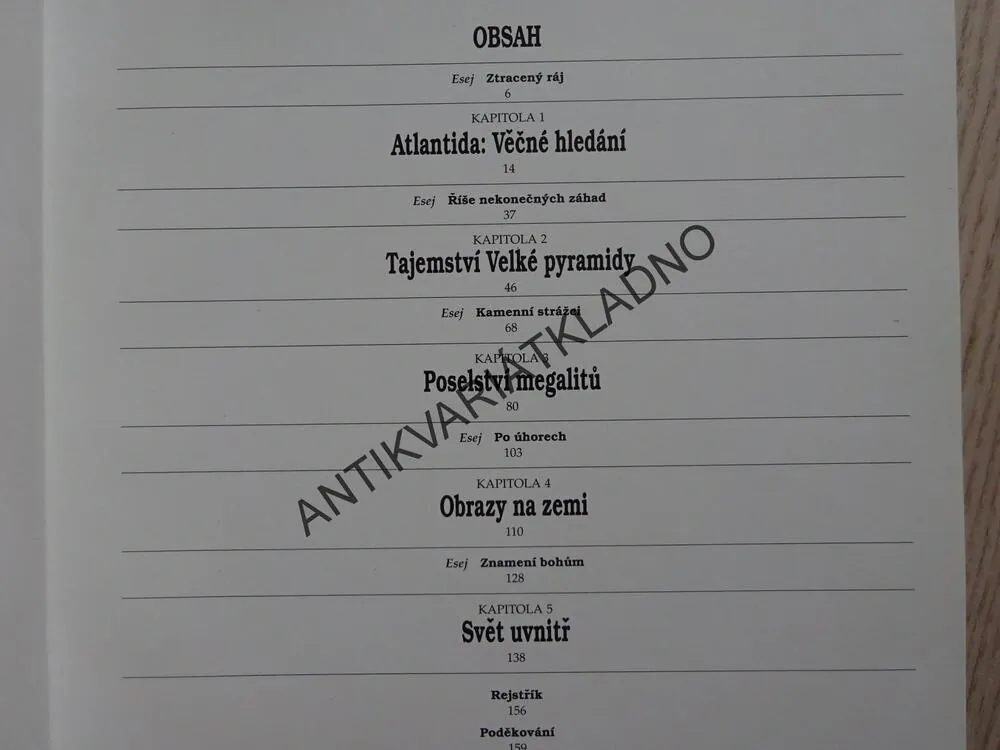 TAJUPLNÁ MÍSTA ZEMĚ, EDICE ZÁHAD, **an