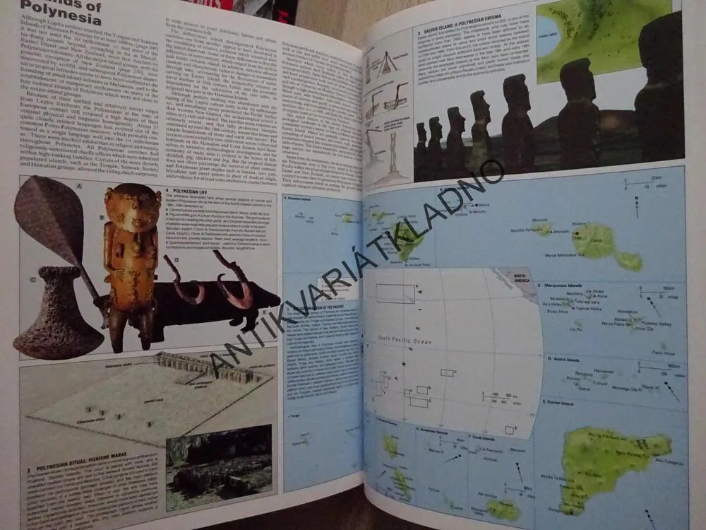 PAST WORLDS, THE TIMES ATLAS OF ARCHAEOLOGY, ANGLICKY, **an