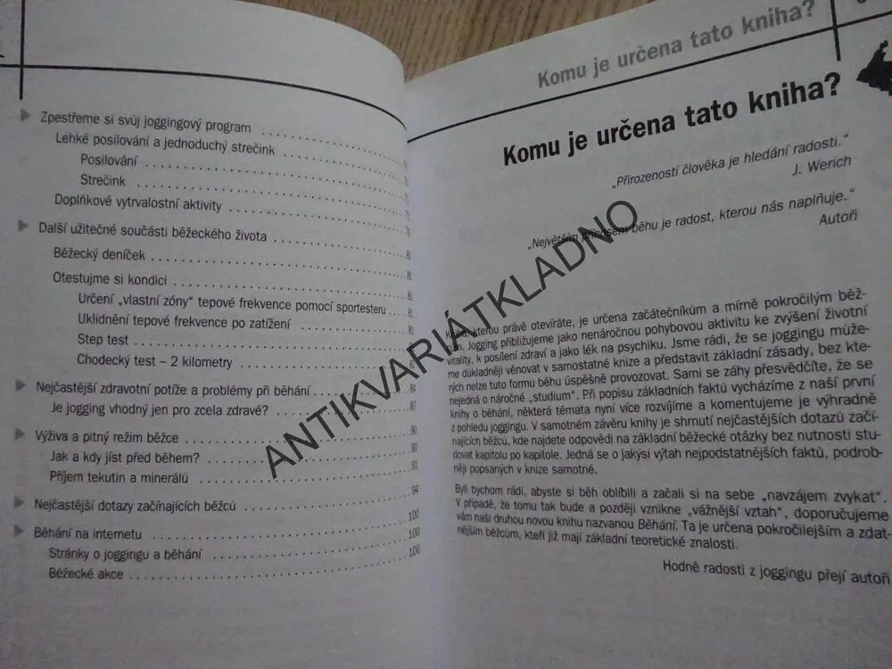 JOGGING, ALEŠ TVRZNÍK, SOUMAR, **an