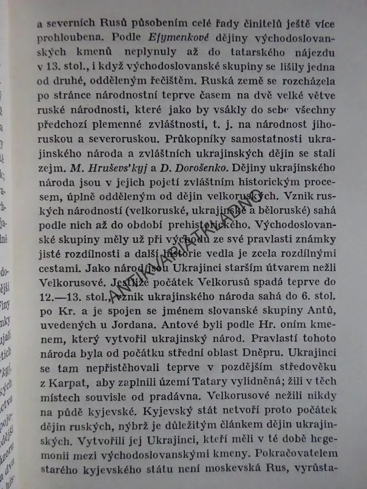 DĚJINY VÝCHODNÍCH SLOVANŮ, JOSEF MACŮREK, **an
