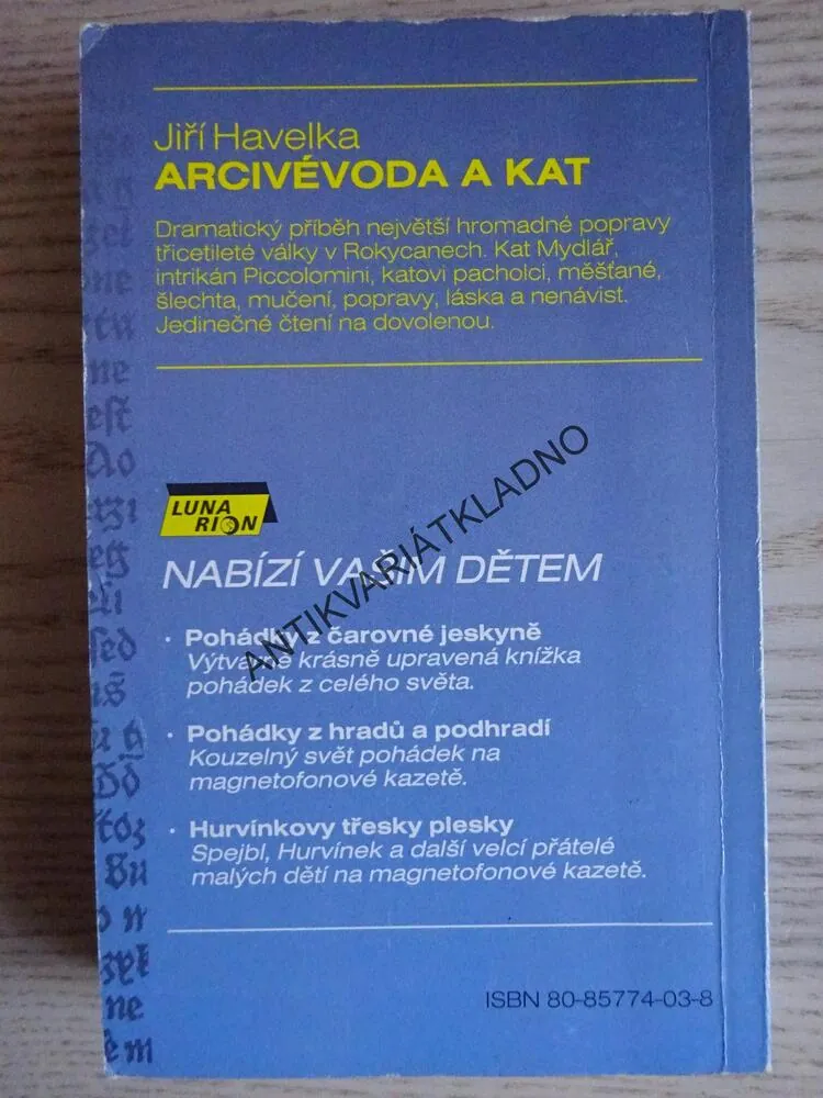 ARCIVÉVODA A KAT, JIŘÍ HAVELKA, **an