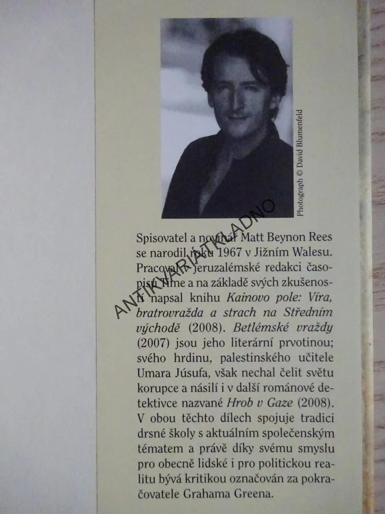 BETLÉMSKÉ VRAŽDY, MATT BEYNON REES, **an