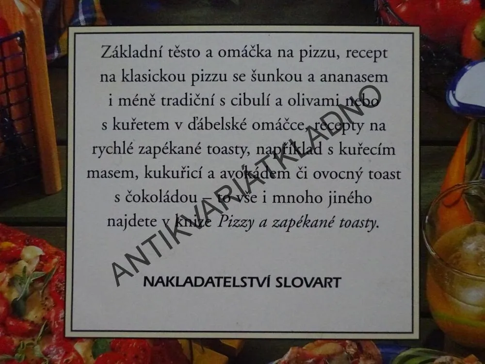 PIZZY A ZAPÉKANÉ TOASTY, ANNE WILSONOVÁ, **an