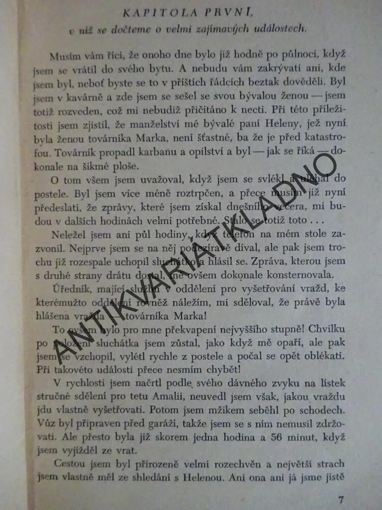 MŮJ NEJVĚTŠÍ PŘÍPAD, JOSEF PETR BULAN, 1944, **an