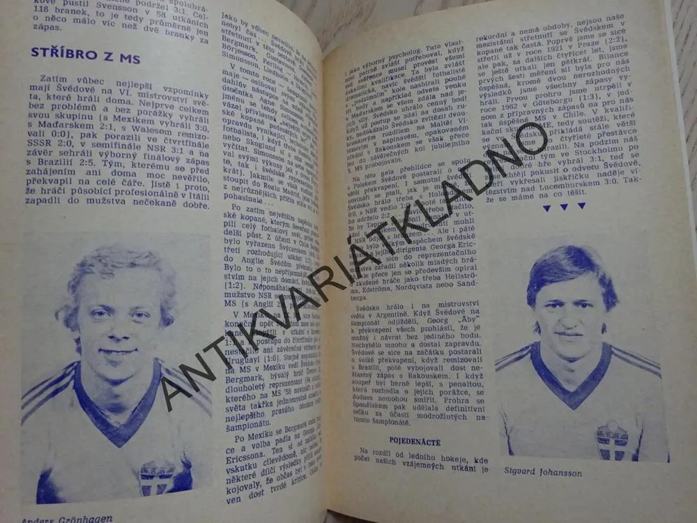 ČSSR - ŠVÉDSKO, KVALIFIKACE MISTROVSTVÍ EVROPY, 10. X. 1979 - PRAHA - STRAHOV, FOTBAL