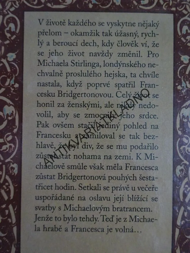 NEČEKANÁ LÁSKA, JULIA QUINNOVÁ, **an