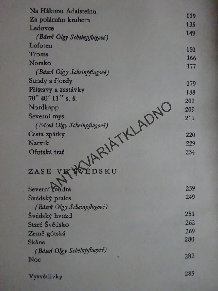 CESTA NA SEVER, KAREL ČAPEK, **an