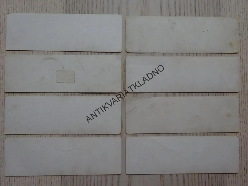 STARÉ ZÁLOŽKY DO KNIHY, KARTIČKY, NĚMECKY, OSOBNOSTI NĚMECKA, 8 KS