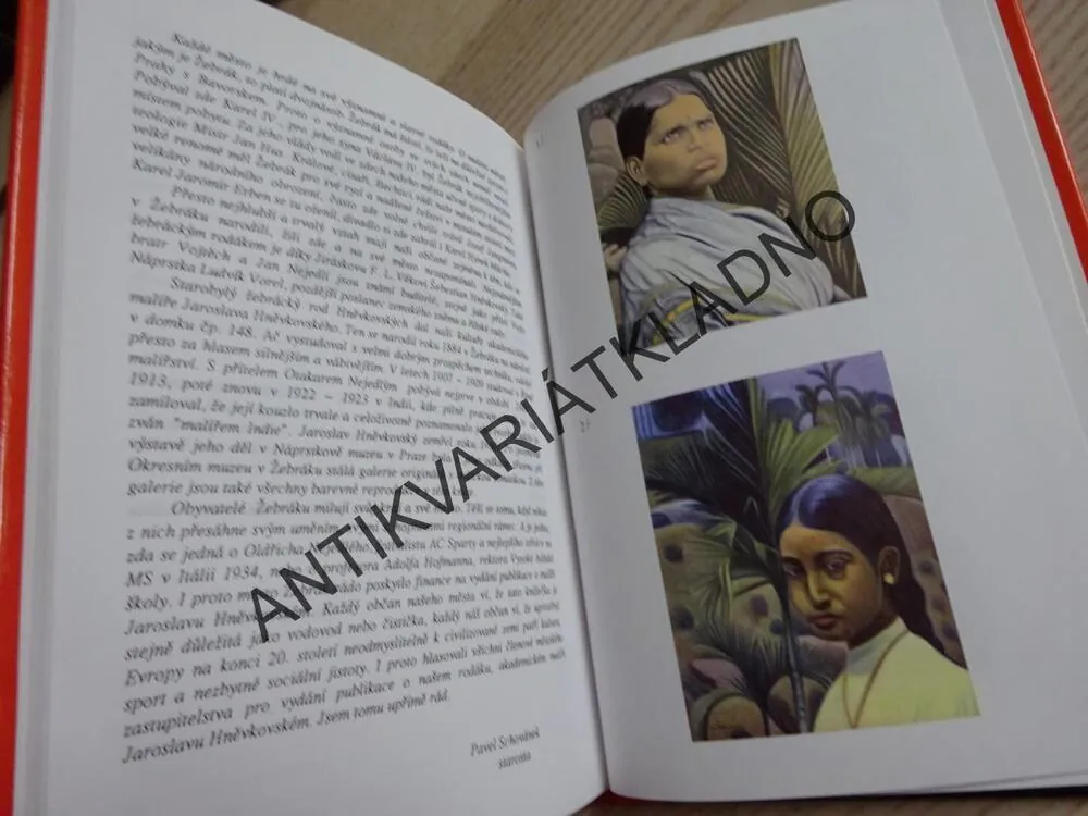 MALÍŘ INDIE, ZE VZPOMÍNEK JAROSLAVA HNĚVKOVSKÉHO, LUDMILA JUSTLOVÁ, **an