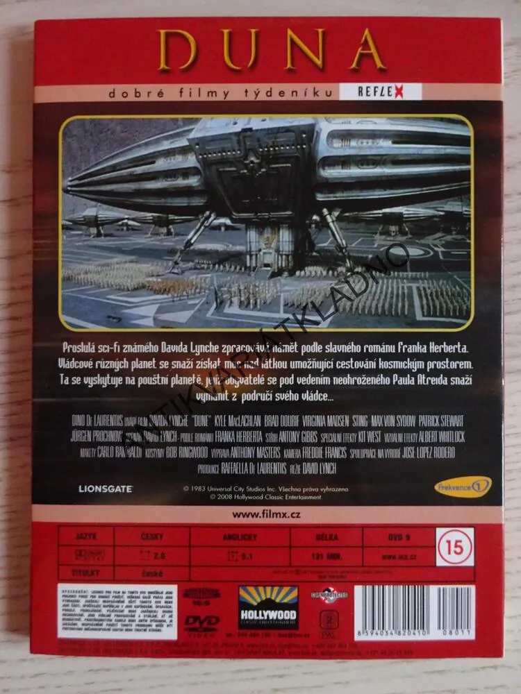 DUNA, DVD FILM