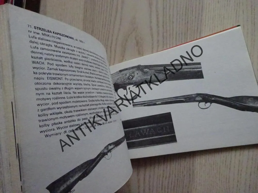 BROŃ, KATALOG ZBIORÓW, POLSKY, POLŠTINA, **an