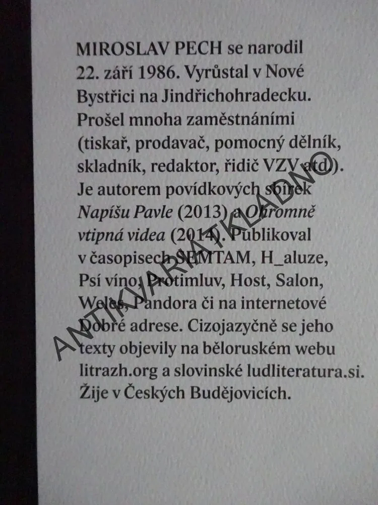 COBAINOVI ŽÁCI, MIROSLAV PECH, **an