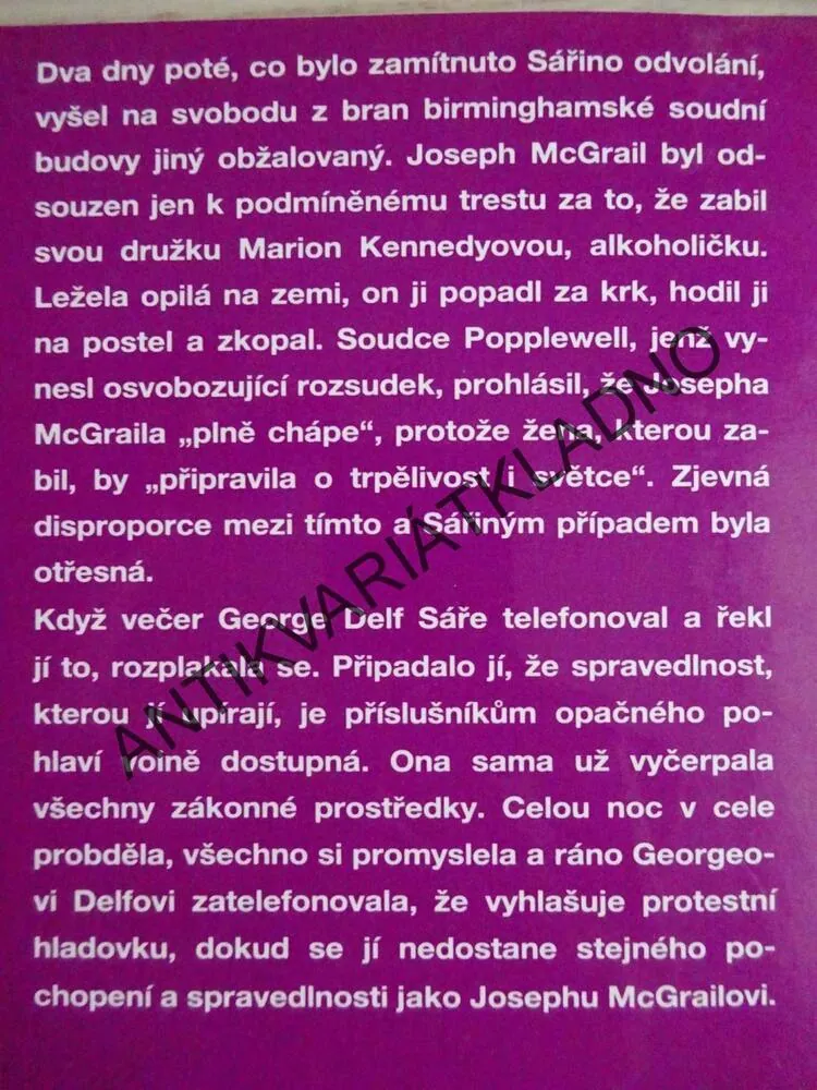 SÁRA THORNTONOVÁ - ŽENA, KTERÁ ZABILA..., JENNIFER NADELOVÁ, **an