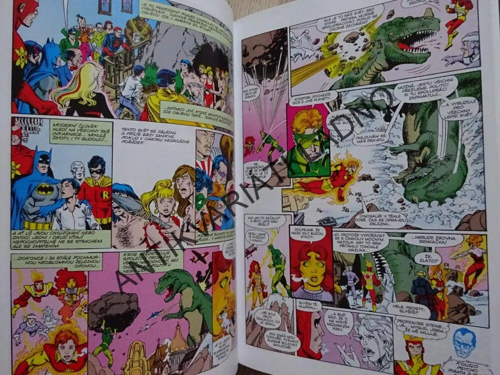 KRIZE NA NEKONEČNU ZEMÍ, DC KOMIKSOVÝ KOMPLET, KOMIKS DC COMICS, **an