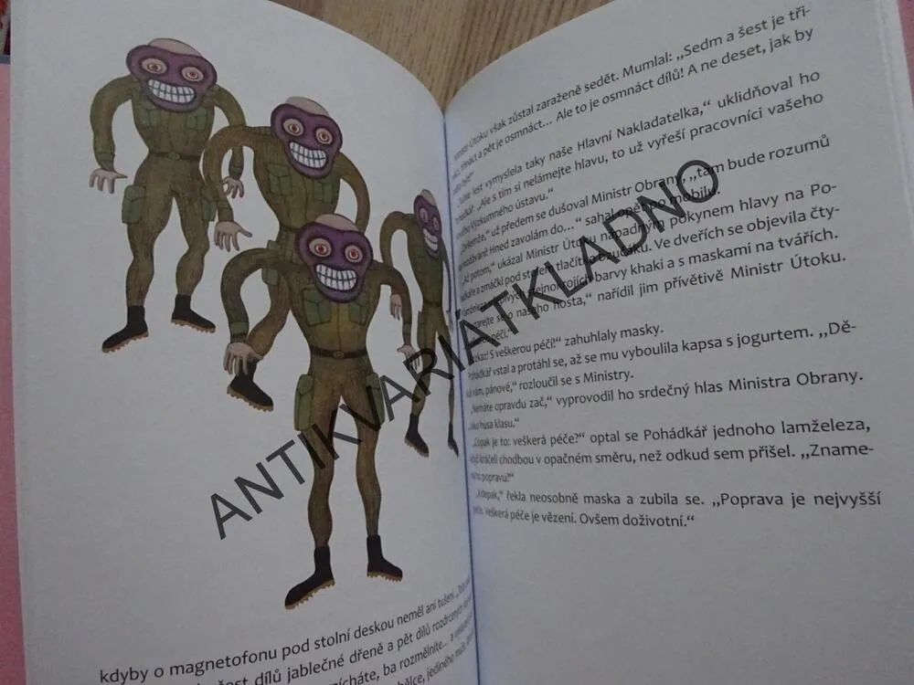 NEDOPSANÝ PŘÍBĚH O POHÁDKÁŘI A PANÍ V., ZDENĚK K. SLABÝ, **an