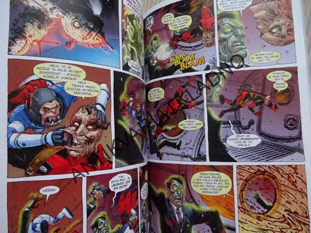 DEADPOOL, MRTVÍ PREZIDENTI, MARVEL KOMIKS, **an