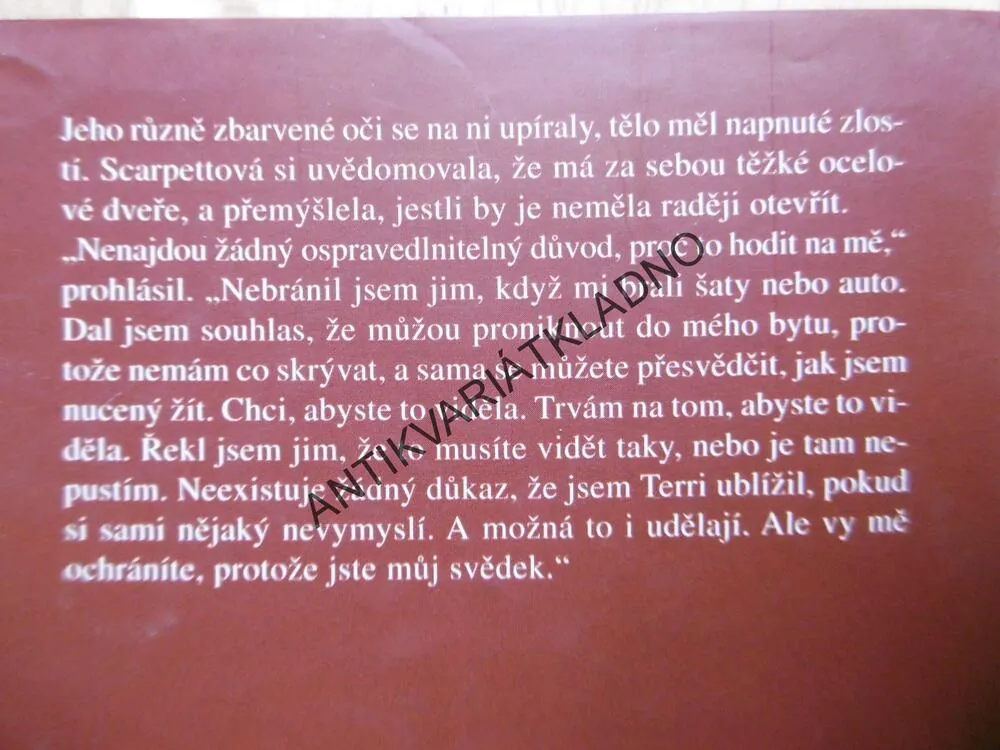 SCARPETTOVÁ, PATRICIA CORNWELLOVÁ