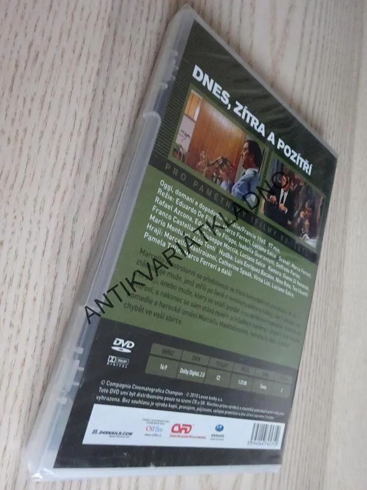 DNES, ZÍTRA A POZÍTŘÍ, DVD FILM