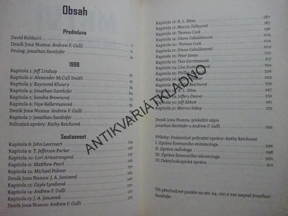 MRTVÍ NEZNAJÍ KLID, JEFFERY DEAVER, THOMAS COOK A DALŠÍ, **an