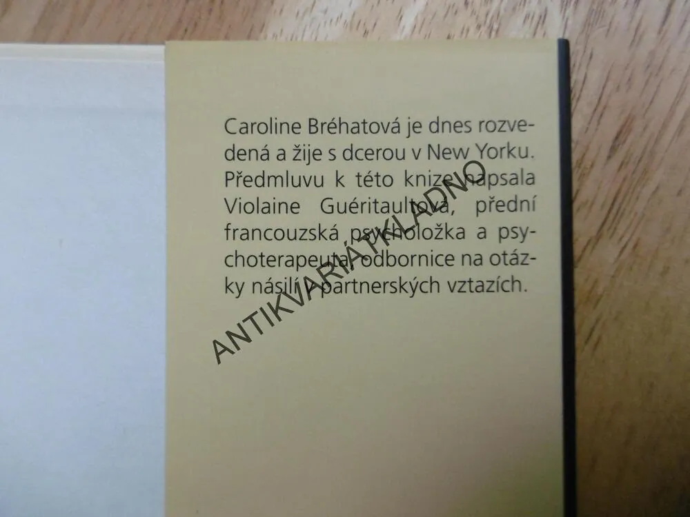 MILOVALA JSEM TYRANA, OSUD ŽENY, KTERÁ PROŽÍVALA PSYCHICKÝ TEROR,BRÉHATOVÁ
