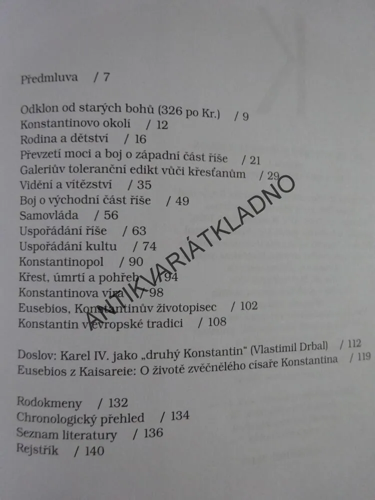 KONSTANTIN VELIKÝ, MANFRED CLAUSS, **an