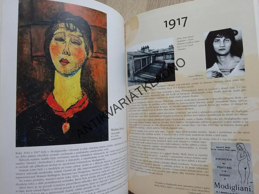 MODIGLIANI, GALERIE MISTRŮ, M. SOL GARCÍA GALLAND, **an