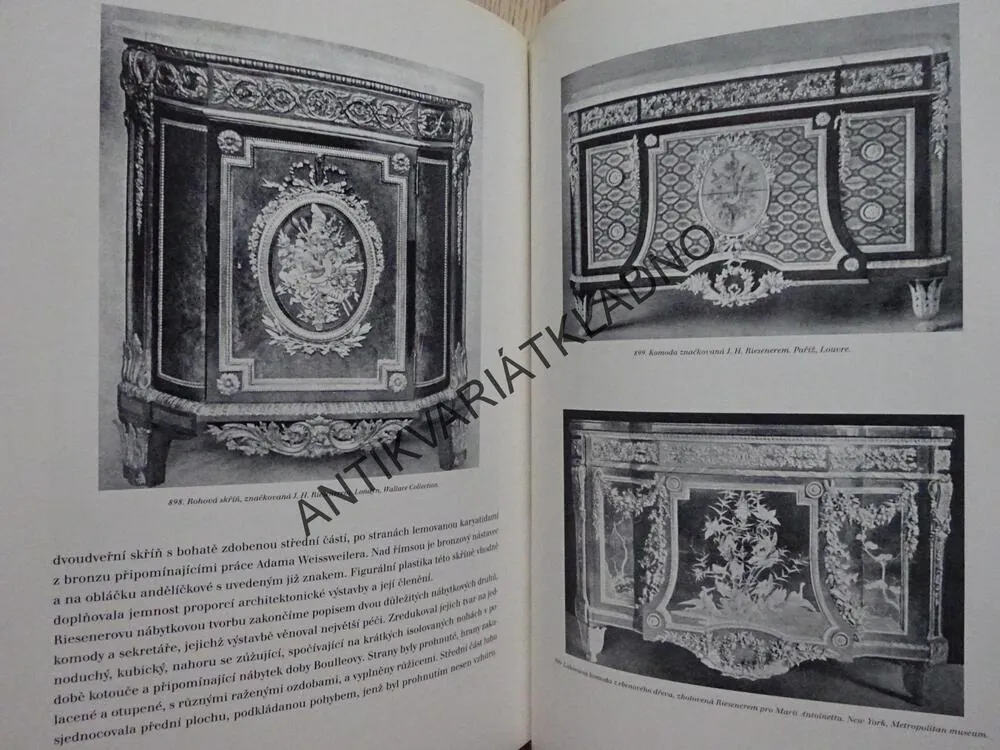 DĚJINY NÁBYTKOVÉHO UMĚNÍ 2), FRANTIŠEK CIMBUREK, JAN HALÁK, KAREL HERAIN, ZDENĚK WIRTH